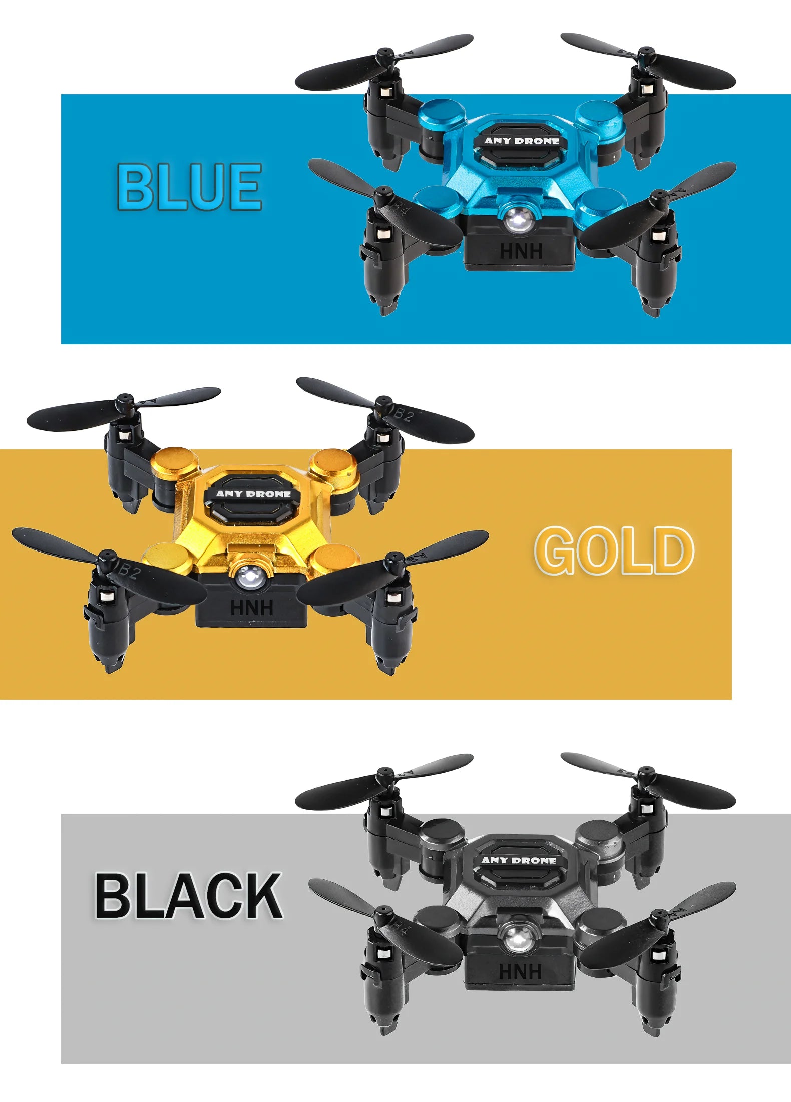 4K Drone with Camera, Foldable Mini Drone for Kid Gift, 4K Portable RC Quadcopter with Altitude Hold 3D Flips and Headless Mode Easy to Fly